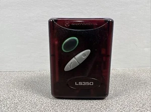 Motorola LS350 PAGER Części lub naprawa, tak jak działa CZERWONY PÓŁPRZEZROCZYSTY bez LCD - Zdjęcie 1 z 5