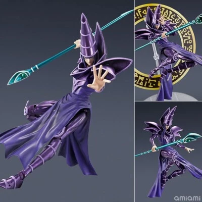 S.H.MonsterArts Yu-Gi-Oh! Dark Magician Action Figure Height 7.2 inch Bandai - Image 1 of 4