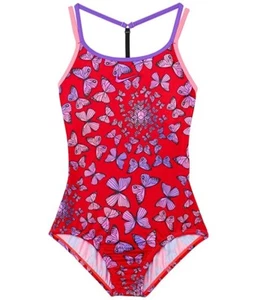 Nike Butterfly T Cross-Back One-Piece Swimsuit L141055 Size XL (13-15 YRS) - Picture 1 of 2