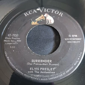 Elvis Presley – Surrender / Lonely Man (RCA Victor – 47-7850) - Imagen 1 de 2
