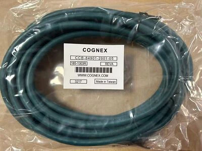 NEW Cognex CCB-84901-2001-05 Code Reader Network Cable Power Cord 5M - Image 1 of 4