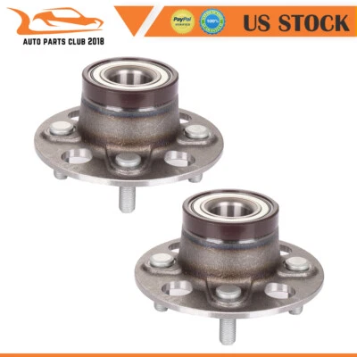 (2) Rear Wheel Bearing & Hub Assembly For Honda Fit Insight 2007-2013 2014 W/ABS Foto 1 de 4