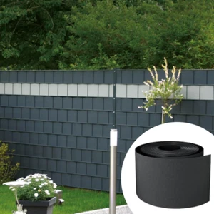 Neu Sichtschutzstreifen HART PP Zaunblende 26m, 19cm hohe Qualität ORANGE SKIN - Bild 1 von 4