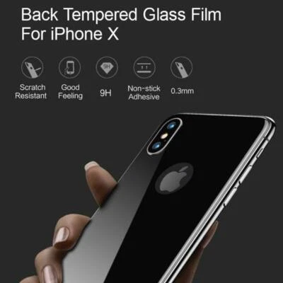 Protector trasero de vidrio templado 3D USAMS US-BH375 iPhoneX 0,33 mm (COMPRA 1 OBTÉN 1 GRATIS Foto 1 de 4