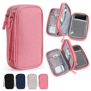 Travel Cable Bag Organizer Charger Storage Electronic USB Case Cord Accessories - Picture 1 of 16