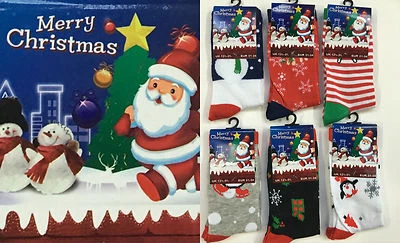 LG 6x Weihnachten Weihnachten Kinder festliche Schneemann Weihnachtsmann Socken Sonderangebot