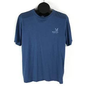 L.L. Bean Crew Neck Graphic Print T-Shirt Men's Small Blue 100% Cotton Casual - Picture 1 of 9