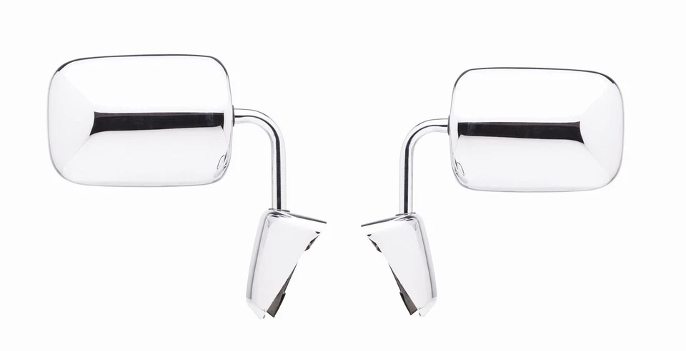 Par de espejos retrovisores cromados para camión Mopar Dodge D100 1988-93 Ramcharger Foto 1 de 1