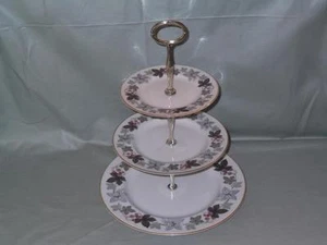 Royal Doulton Camelot 3-Tier China Hostess Cake Plate Stand TC.1016 - Picture 1 of 4