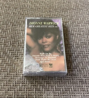 Dionne Warwick -Her Greatest Hits Vol. 1 - 1989- Cassette Sealed - Image 1 of 3