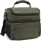 Double Layer Cooler Insulated Lunch Bag Adult Lunch Box Large Tote Bag For Men