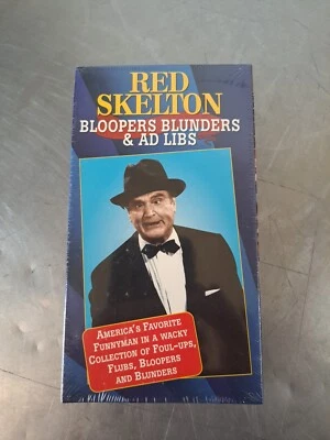 Red Skelton Bloopers Blunders Ad Libs VHS 1995 SEALED NEW - Image 1 of 3