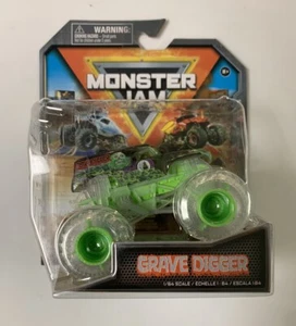 2024 Monster Jam CHASE ❎ Grave Digger Ghost Crew ❎ Series 35 1:64 New Sealed - Picture 1 of 4