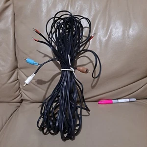 BOSE Original SPEAKER CABLE RCA TO BARE WIRE 3 x 6 Meter for Lifestyle System - Picture 1 of 7