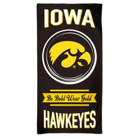 Iowa Hawkeyes Wincraft NCAA 30 x 60 Fiber Beach Towel FREE SHIP Cover