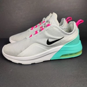 Nike Air Max Motion 2 Women's Gray Teal Casual Sneakers Mesh Shoes Size 10 - Picture 1 of 10