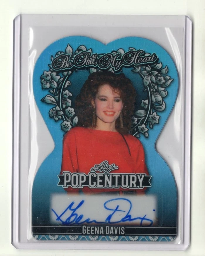 2025 Leaf Pop Century Geena Davis Be Still My Heart PLATINUM AUTO AUTOGRAPH 2/7 - Image 1 of 1