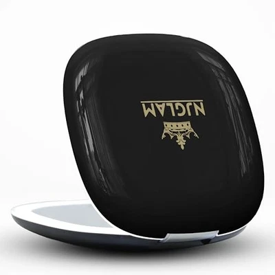 Espejo LED compacto, aumento de 3,9 pulgadas 1X y 10X, encendido/apagado automático, USB negro Foto 1 de 4