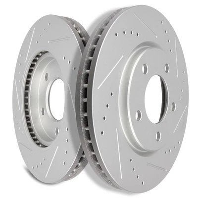 2x Front Brake Rotors Discs For 2004-2005 Nfiniti Qx56 2005 Nissan Armada - Image 1 of 4