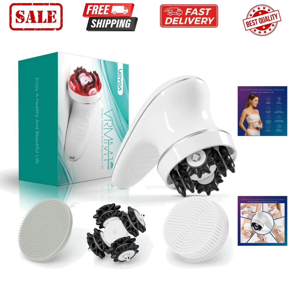 Voyor Vrmm1multi Functional Handheld Massager Cordless Deep Tissue Cellulite