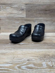Zapato Profesional Dansko Cuero Negro Tooled Para Mujer Talla EU 38 - Imagen 1 de 7