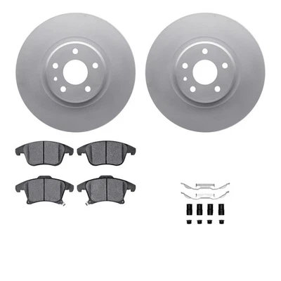 For Lincoln MKZ 13-16 R1 Concepts Carbon Series Front Brake Kit w 5000 Pads Foto 1 de 3