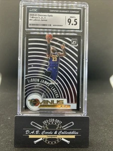 2020-21 Panini Donruss Optic - T-Minus 3, 2, 1 LeBron James #9 CGC 9.5 MINT M03 - Picture 1 of 2