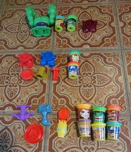 Play-Doh Marvel Avengers Can Head Lot Of Three Sets With Play-Doh - Picture 1 of 4