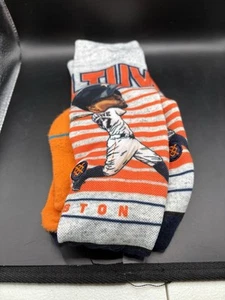 MLB Baseball Houston Astros Jose Altuve Socks Sz Large 10-13 Tags Removed New - Picture 1 of 3