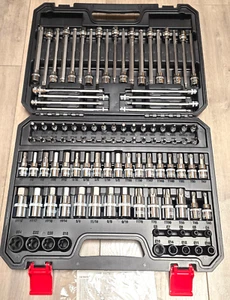 Casoman 107pc 1/4, 3/8 & 1/2 dr Master Bit Socket Set, Hex, Torx, E-Torx w/ Case - Picture 1 of 4
