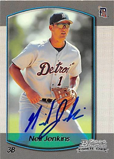 Neil Jenkins autographed Baseball Card Detroit Tigers, FT 2000 Bowman Rookie #53 - Image 1 of 1