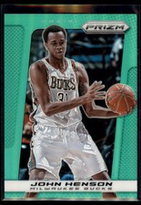 John Henson 2013-14 Panini Prizm #66 Green Prizm Milwaukee Bucks