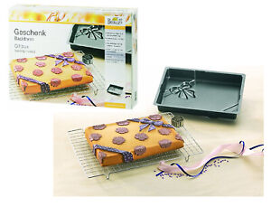 Birkmann : Gift Box Baking Mould: tortiera a pacco dono antiaderente (34 x 24x5)