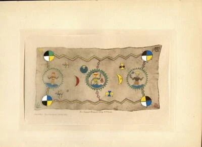 1907 Original Photogravure | Sacred Buckskin Apache | Curtis | 5 1/2 x 7 1/2 - Image 1 of 2