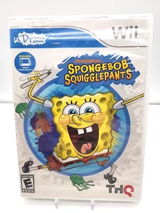 SpongeBob SquigglePants - uDraw Nintendo Wii, 2011 Factory Sealed New Art Game - Picture 1 of 3