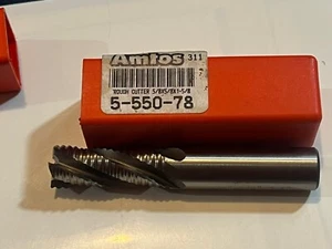 Amtos M42 5/8 Zoll 4-Flöte Hartmetall Schruppen Schaftfräser Fräser 5/8 Zoll x 5/8 Zoll x 1-5/8 SPANIEN - Bild 1 von 9