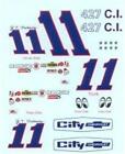 Plastic Performance Products #11 City Chevrolet 1966 JT Putney Nascar decal