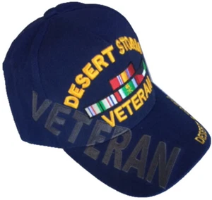 Desert Storm Veteran, Veteran on Side, Mens hat, navy - Picture 1 of 2