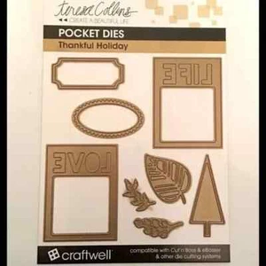 Teresa Collins Thankful Holiday 15-Piece Die Set , - Picture 1 of 2