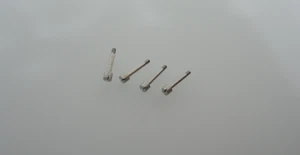 4 Bodenschrauben für Vianney Halter TRIO, case back screw, NOS - Picture 1 of 3