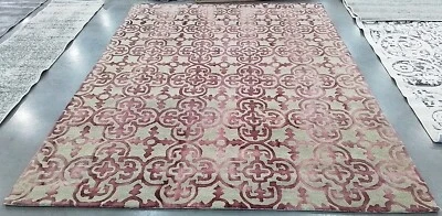 BEIGE / MAROON 8'-0" x 10'-0" Flaw in Rug, Reduced Price 1172770746 DDY711G-8 - Image 1 of 4