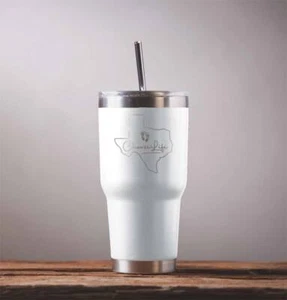 Texas Tumbler White Pro-Life Tumbler - Picture 1 of 1