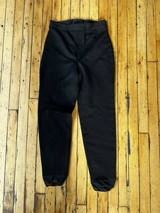 Vintage Roffe Womens Solid Black Wool Blend Ski Snow Snowboard Pants Size 10 - Picture 1 of 6