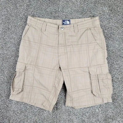 Pantalones Cortos Carga The North Face Para Hombres 36 Caqui Tostado Cuadros Ripstop Trail Senderismo Aire Libre Foto 1 de 4
