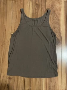 Nuuds XXL Slinky Rib Tank Top - Mocha - Picture 1 of 2