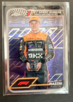 Oscar Piastri - 2024 Topps Chrome F1 Sprint Winners Qatar GP Card #151 - Image 1 of 2