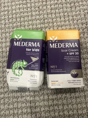 2 Pack, Mederma Skin Protection Cream for Kids Lot Of 2 See Pics Exp 26+ - Image 1 of 3