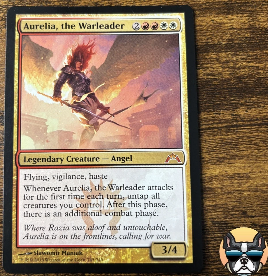Magic the Gathering MTG- Aurelia, the Warleader- NM- 143/249- Gatecrash - Image 1 of 3