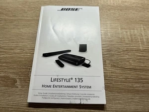 Bose Manual De Instrucciones Para Lifestyle 135 Buen Estado - Imagen 1 de 1
