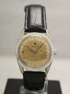 Used Buren Manual Winding Swiss Made Tropical Dial Men's Watch. - Picture 1 of 10